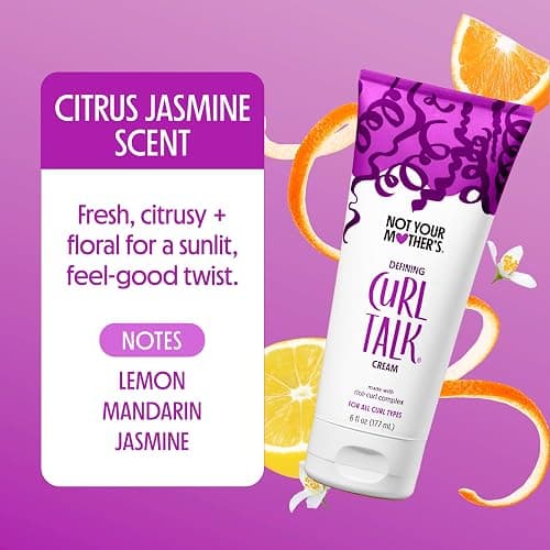 Not Your Mother's Curl Talk Kit, 9.7 fl.oz Defining Cream, 9.7 fl.oz Frizz Control Styling Gel & 7 oz Activating Mousse | Defining Cream, Frizz Control Gel, & Activating Mousse - 9.7 oz Each - Maximize Definition & Control Frizz - Citrus Jasmine thumbnail 6