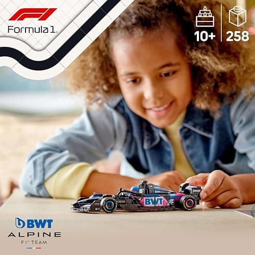 LEGO Speed Champions Voiture F1 BWT Alpine Team A524 - Jeu de Construction avec véhicule de Course - Minifigurine Collector de Pilote de Formule 1 - Maquette pour garçons et Filles dès 10 Ans 77248 thumbnail 2