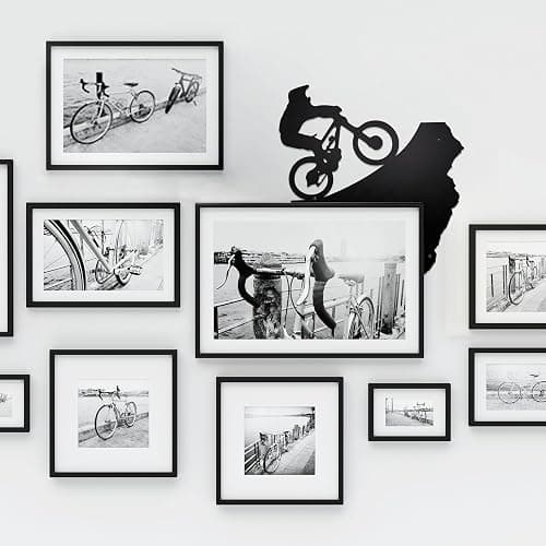 Metal Door Corner Frame Decor - Unique Mountain Bike Decorations, Ideal Best Gifts for Cyclist, Mountain Bike Accessories for Men thumbnail 6