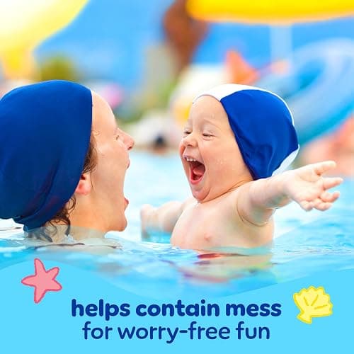 Pampers Swim Diapers - Splashers - Size 2-3, 20 Count, Gap-Free Disposable Baby Swimming Pants thumbnail 4