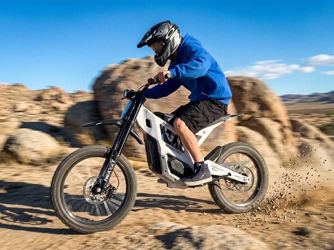 NEXVEY Flash PRO 5000W Adult Electric Dirt Bike 60V 27Ah E-Motorcycle | Off-Road Only, wheelie assist, Mid-Drive Motor, 55MPH top speed & 55-mile range,17/14" all-terrain tires for off-road riding thumbnail 6