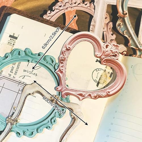 100 Pcs Vintage Frame Decorative Stickers - Scrapbooking Supplies for Planners, Wedding Albums, Junk Journals & Crafts (Color-1) | Ideal for albums, junk journals, planners, DIY crafts, card making, creative collage, and gift embellishments thumbnail 5