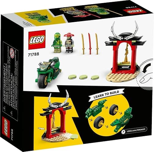 LEGO NINJAGO Lloyd’s Ninja Street Bike, Ninja Motorcycle Toy Building Kit, Easy-to-Build Beginners Learning Set for Pretend Play, Ninja Gift Idea for Preschool Kids, Boys and Girls Age 4+, 71788 thumbnail 6