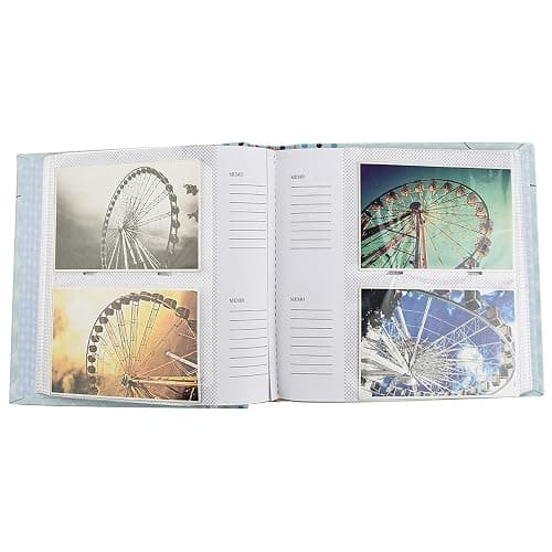 Arpan Large Baby Boy Blue Memo Slip in Photo Album 200 6x4'' Photos Elephant Kids thumbnail 8