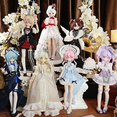 CALEMBOU BJD Blind Box,1/8 Paradox World Series Decorative Ball Jointed Doll, Articulated Dress-Up Figure, Collectible Display Model for Birthday Christmas, Random 1 Box thumbnail 9