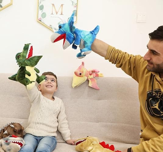 Puppet Hand Puppets Puppets for Kids, Dinosaur Hand Puppe ts Dinosaur Toys Plush Puppet Stuffed Hand P uppet Dinosaur Toy,Puppet Story Toys Dinosaur Puppets Dinosaur to ys for Kids thumbnail 6