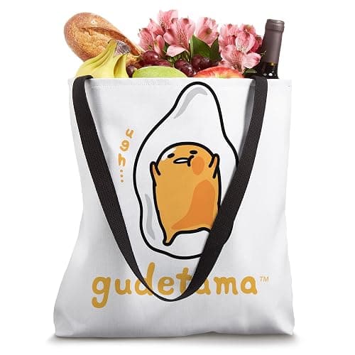 Gudetama Character Front and Back Tote Bag thumbnail 4