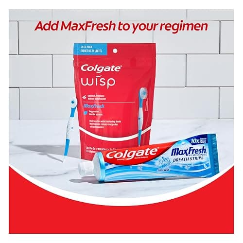 Colgate Max Fresh Wisp Disposable Mini Travel Toothbrushes, Peppermint, 24 Count (Pack of 4) thumbnail 7
