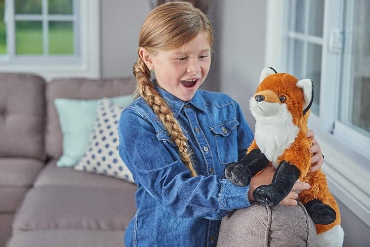 Wild Republic Red Fox Plush, Stuffed Animal, Plush Toy, Gifts For Kids, Cuddlekins 12" (10944) thumbnail 8