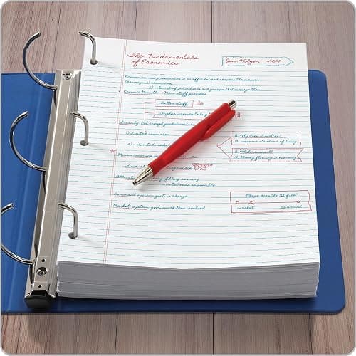 Oxford Loose Leaf Paper, 500 Sheets, College Rule Filler Notebook Paper, 8-1/2" x 11", 3-Hole Punched Fits 3-Ring Binders (62349) thumbnail 2