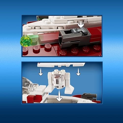 LEGO Star Wars OBI-Wan Kenobi's Jedi Starfighter 75333 Building Toy Set - Features Minifigures, Lightsaber, Clone Starship from Attack of The Clones, Great Gift for Kids, Boys, and Girls Ages 7+ thumbnail 4