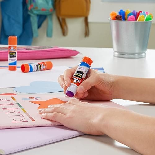 Elmer's Washable Dissappearing Purple School Glue Sticks, 3 Pack, 6 grams Each (E520) thumbnail 4