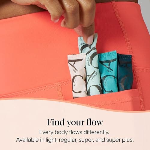 Cora Organic Cotton Tampons Multipack (18 Regular, 18 Super Tampons) thumbnail 9