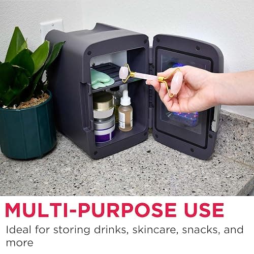 Frigidaire EFMIS179 Gaming Light Up Mini Beverage Refrigerator, Stealth thumbnail 5