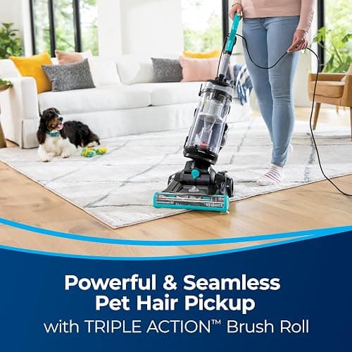 Bissell CleanView Swivel Pet Reach Full-Size Vacuum Cleaner, with Quick Release Wand, & Swivel Steering, 3198A, Color May Vary thumbnail 2