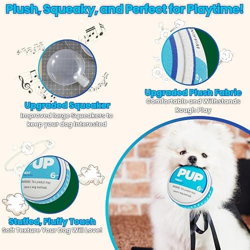 PUP Pouch Funny Parody Dog Toy | Plush Squeaky & Durable | Interactive Chew Toy for Small, Medium & Large Dogs | Upgraded Tough Fabric | Puppy Gift | Stuffed Novelty Crinkle Toy | Cool Pet Present thumbnail 3