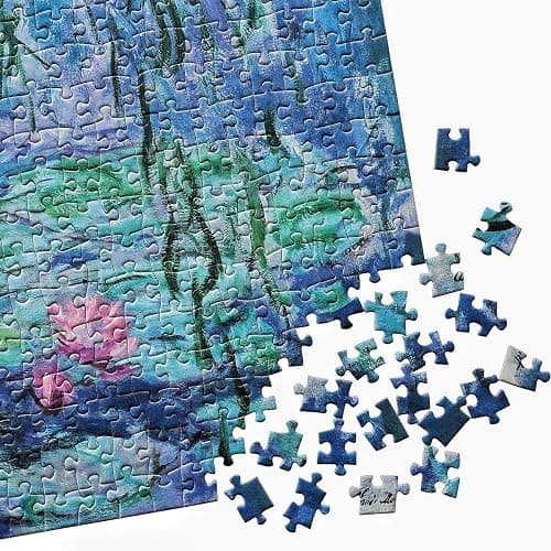 Moruska Water Lilies by Claude Monet Jigsaw Puzzle 1000 Piece Art Puzzles for Adults Museum Collection Famous Paintings thumbnail 6
