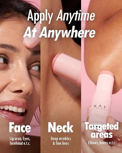 KAHI Wrinkle Bounce Multi Balm Stick | PDRN Collagen Wrinkle Stick | Korean Skin Care |All-in-One Hydrating Lip Balm Eye Cream Neck Cream Make Up Base & Face Mist Moisture Balm thumbnail 7