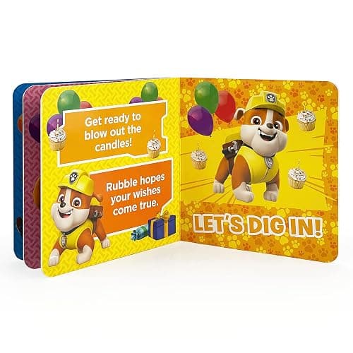 Paw Patrol Happy Pawsome Birthday; Greeting Card Board Book with Personalization Flap, Gifts for Birthdays (Little Bird Greetings) thumbnail 9
