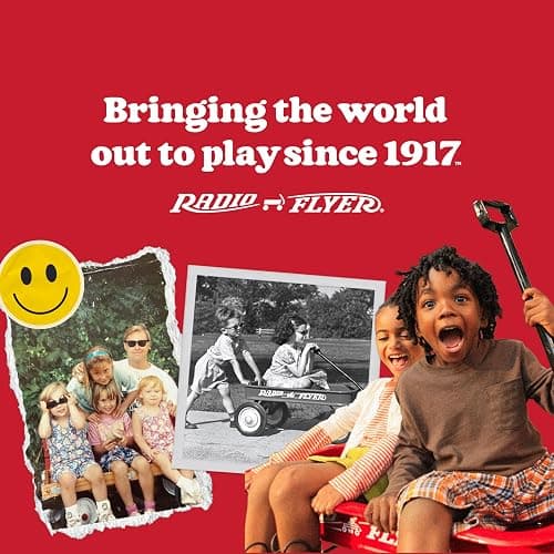 Radio Flyer My 1st Scooter, Red, For Kids 2-5 Years Old, Extra Wide Base for Balance, 2 Front Wheels for Added Stability, Easy to Use Foot Brake, 3 Wheel Scooter for Kids, (Amazon Exclusive) thumbnail 8