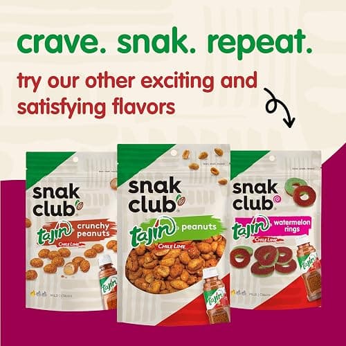 Snak Club Tajin Toasted Corn, Roasted Corn Nuggets with Chili and Lime Seasoning, Mild, Non-GMO, Gluten-Free, Kosher Snack, No Artificial Colors or Flavors, Low Cholesterol, 26 oz Resealable Bag thumbnail 7