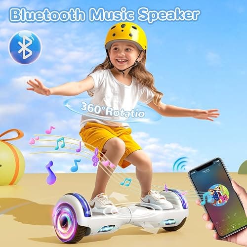 SISIGAD Scooter, 6.5" Flash Wheels & Corlorful LED Lights, All for Girls Boys Kids Ages 6+ thumbnail 3