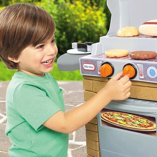 Little Tikes Cook 'n Play Outdoor BBQ , Brown thumbnail 6