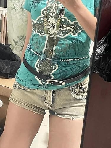 Emo 2000s Grunge Alt Shirt Y2K Vintage Harajuku Cutecore Indie T-Shirts Teen Girl Scene Clothes thumbnail 2