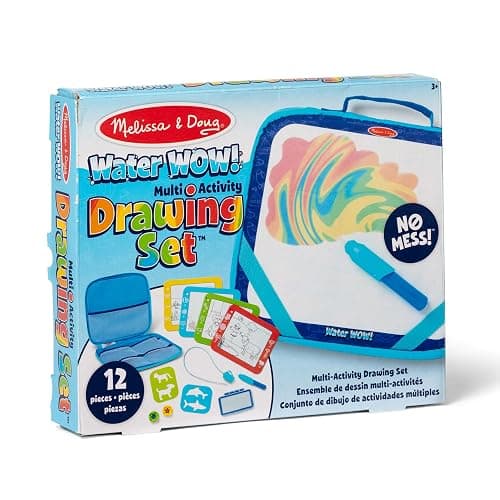 Melissa & Doug Water Wow! Take-Along Reusable Color-Reveal Drawing Set Mess-Free Multi-Activity Pad with Water PenTravel Toy for Toddlers & Kids Ages 3+ thumbnail 9