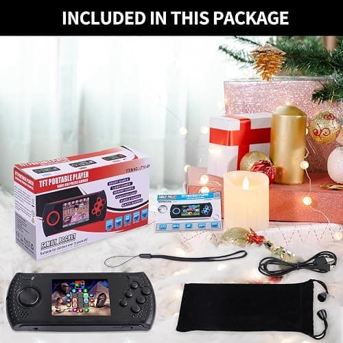 16 Bit Handheld Game for Kids Built-in 230 HD Classic Retro Video Games USB Rechargeable 3.0 Inch Childrens Travel Electronics Toys Portable Gaming Player System Gift for Boys Girls Ages 4-8-12 thumbnail 5