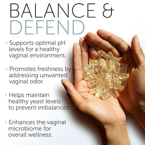 Vaginal Probiotics pH Balance Gummies For Women | Prebiotics and Probiotics for Women | Pineapple gummies for women for ph Balance and Vaginal Health | Vaginal Odor Control 60 Gummies thumbnail 6