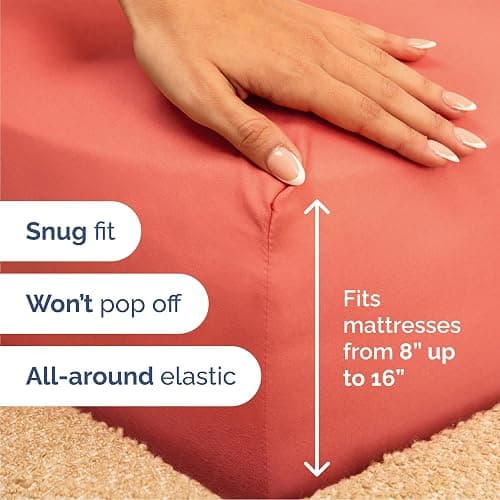 Queen Size 4 Piece Sheet Set - Comfy Breathable & Cooling Bed Sheets Set - Hotel Luxury Bedding for Women, Men, Kids & Teens - Deep Pockets, Easy Secure Fit, Soft and Wrinkle Free - Oeko-Tex - White - Queen - 01 - White thumbnail 4