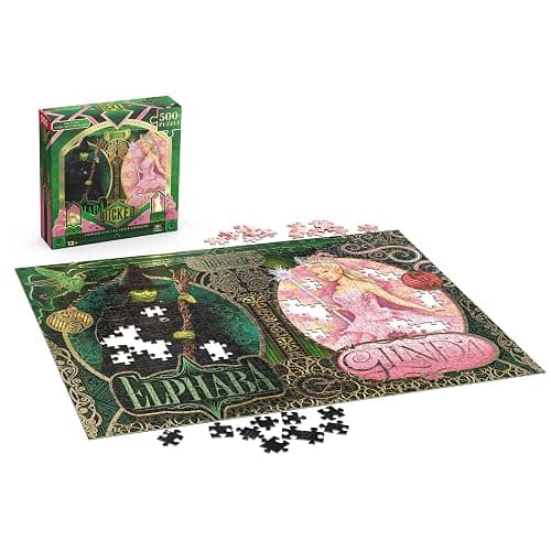 Spin Master Games, Wicked Puzzle, 500-Piece Lenticular Puzzle, Puzzles for Adults, Jigsaw Puzzles, 500-Piece Puzzles for Adults & Kids, Stocking Stuffer Gift Ideas for Ages 12 & Up thumbnail 2