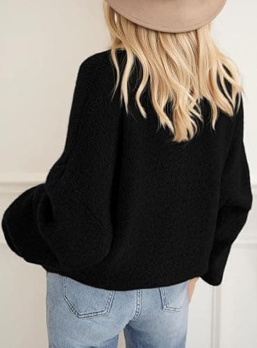 PRETTYGARDEN Women's Fall Oversized Sweaters Dressy Casual Long Sleeve Chunky Knit Winter Pullover Tops 2025 Holiday Outfits thumbnail 5