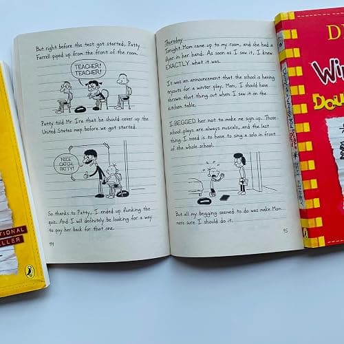 A Library of a Wimpy Kid 1-23 Paperback Edition for Children, The Ultimate Collection Series. thumbnail 4