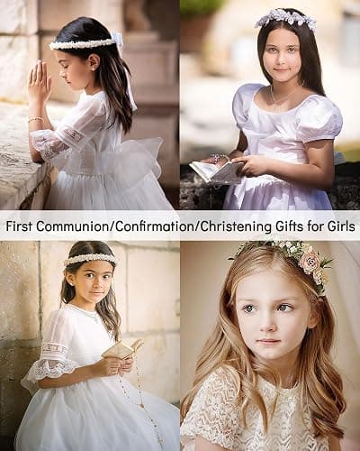 D Dongjiangjin Gift Dainty Cross Necklace for Women Religious Christian Gifts for Women Confirmation Graduation Gifts for Her Teen Girl thumbnail 5