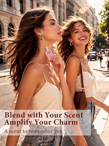 PUREU Creamy Vanilla Sandalwood Pheromone Perfume Oil for Women, Long Lasting Extrait de Parfum Roll On with Clip-on Keychain, Alcohol-Free Sweet Gourmand Travel Size for Date & On-the-Go, 0.34 Fl OZ thumbnail 9