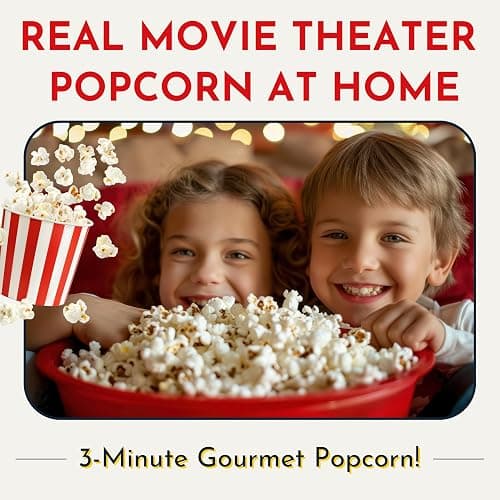 Original Whirley Pop Popcorn Maker - 6 Quart Popcorn Popper (Red), Aluminum Popcorn Maker With Metal Gears, Wabash Valley Farms Stove Top Popcorn Maker, Gourmet Popcorn Pot, Culinary Popcorn Popper thumbnail 3