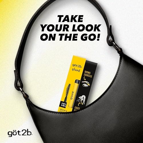 got2b Glued Brow Gel & Edge Control, Strong Hold, Clear, 0.54 Fl Oz | Tames brows and flyaways, Sweat-resistant with castor oil, Quick-dry formula, Vegan formula, Dual-sided brush thumbnail 7