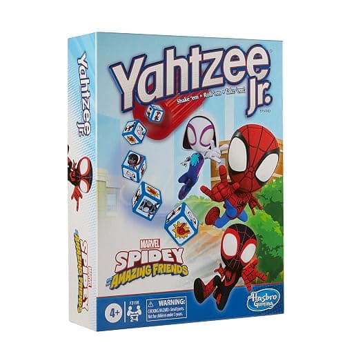 Hasbro Gaming Spidey and His Amazing Friends Yahtzee Jr.Marvel Edition Board Game for Kids, Ages 4 and Up (Amazon Exclusive) thumbnail 10