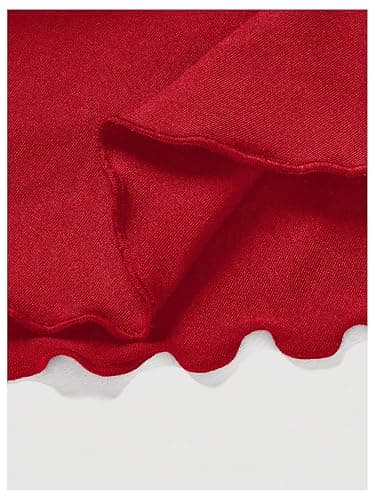 PRSFPN Women's Y2k Mini Ruffle Skirts with Shorts Cute Coquette Skort | Tiered layers, elastic waist, side drawstring, pleated, for tennis/country concert/festival/rave/party thumbnail 9