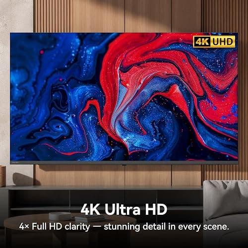 HORION 55 inch Smart TV, 4K UHD LED TV with WebOS 22, Ultra Slim Television with Mega Contrast, HDR10, Dolby Audio - Streaming Live, Bluetooth, Hdmi, WiFi ((P6D Series, 2025) thumbnail 5