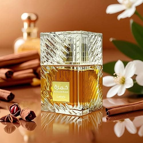 Lattafa Khamrah - Vanilla, Warm Spicy, Amber, Cinnamon - Eau de Parfum Long-Lasting Fragrance for Unisex, 3.40 Ounce / 100 ml thumbnail 5