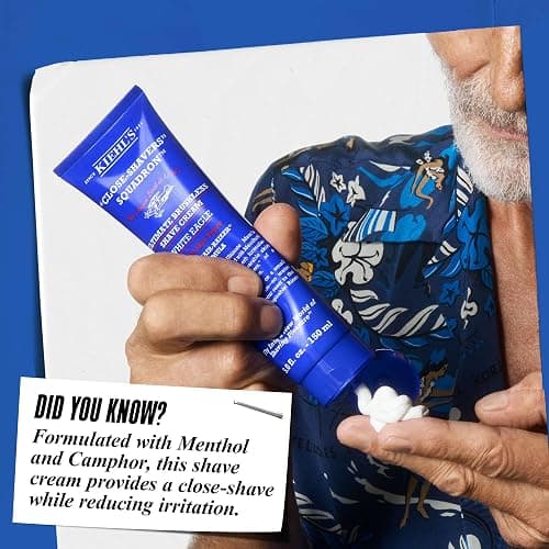 Kiehl's Ultimate Brushless Shave Cream with Menthol White Eagle, for All Skin Types, with Menthol & Camphor, Instant Refreshing & Cooling Effect, Minimizes Irritation, Primes Skin for Close Shave thumbnail 6