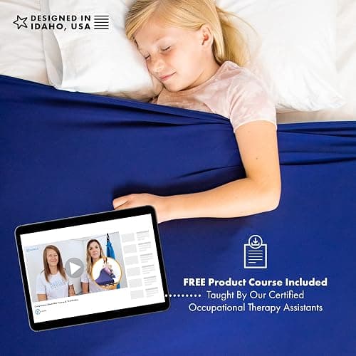 Harkla Compression Sheet for Kids - Full Compression Sheets for All Night Comfort - Breathable and Stretchy, Great for a Calming Sleep Experience - Sensory Bedsheets for Kids - Makes Great Gifts thumbnail 6