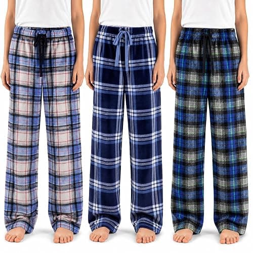 US Angels 3-Pack Boys Pajama Pants - Soft Jersey Knit OR Microfleece PJ Bottoms for Kids - Boys Sleepwear, Size 7-20 - Image 1