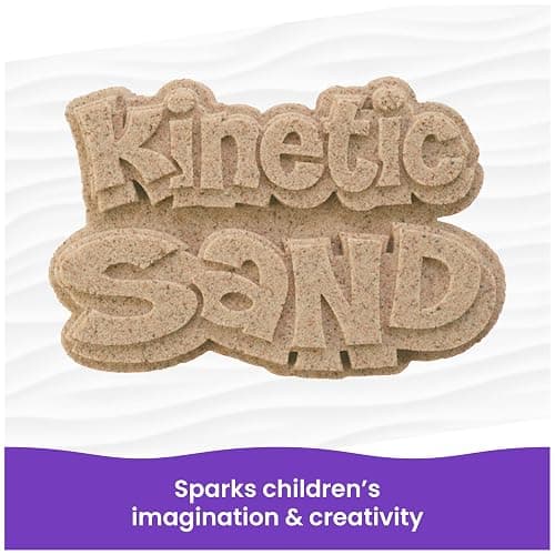 Kinetic Sand, 11lb (5kg) Natural Brown Play Sand for Arts and Crafts, Sandbox, Amazon Exclusive (Packaging May Vary), Sensory Toys, Holiday Gifts & Stocking Stuffers for Kids Ages 3 and up thumbnail 5