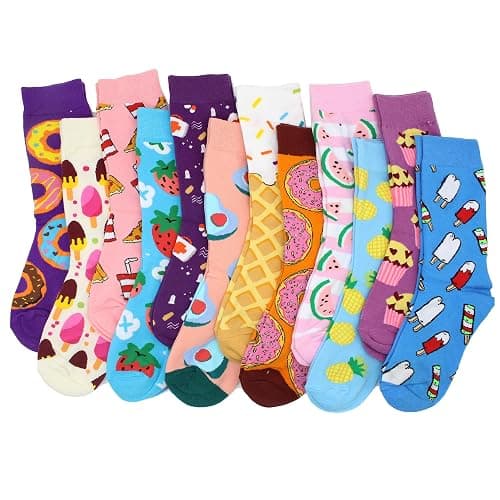 GLCMXMART Fun Socks for Women, Novelty Funny Crazy Cool funky Socks, Food Animal Cute Gifts for Women Girl thumbnail 3