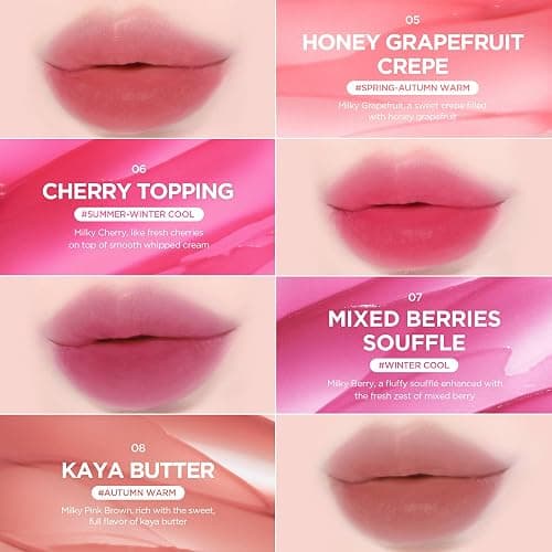lilybyred Sweet Liar Milky Tint | Korean Moisture Matte Lip Stain, Milk Foam Texture, Hydro-Matte Barrier, Blurring Soft, Lightweight, Long-Lasting, Smudge-Proof, 0.14 oz. (02 Rose Custurd) thumbnail 7