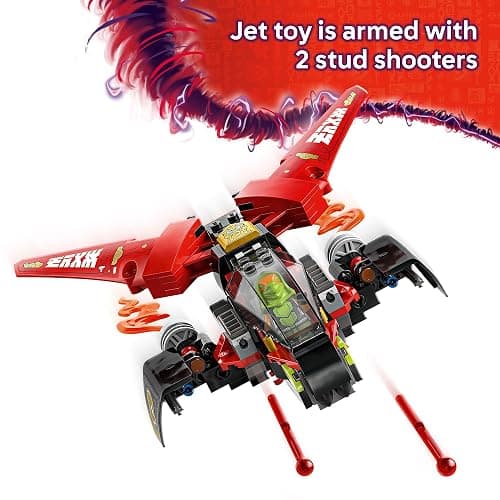 LEGO NINJAGO Ninja Combat Vehicle - 3 in 1 Building Toy - Dragons Rising Play Set for Boys & Girls, Ages 8+ - Model Building Kit for Kids W/6 Ninja Toy Minifigures - Gift Idea for Birthdays - 71844 thumbnail 4